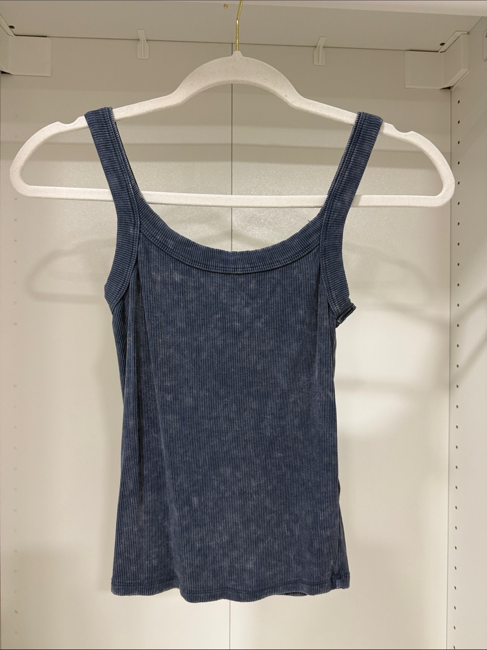 wild fable Ribbed Scoop Tank Top in Navy